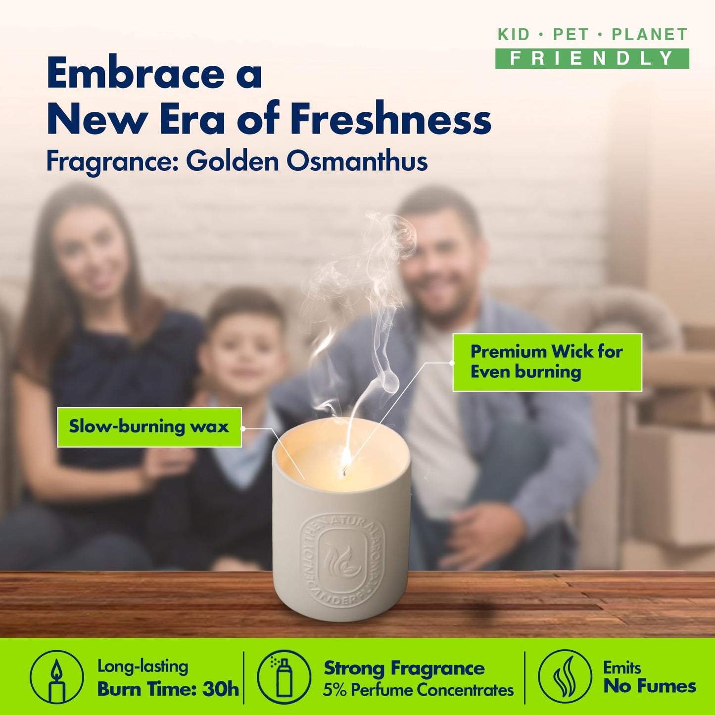 Absorbia soy wax candle - spa day relaxation