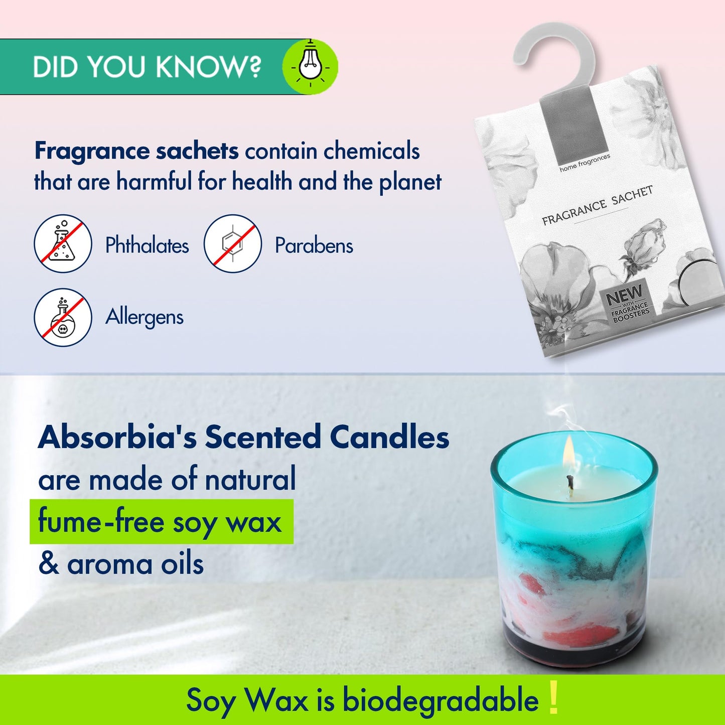 Absorbia plum blossom candle - relaxation for yoga sessions