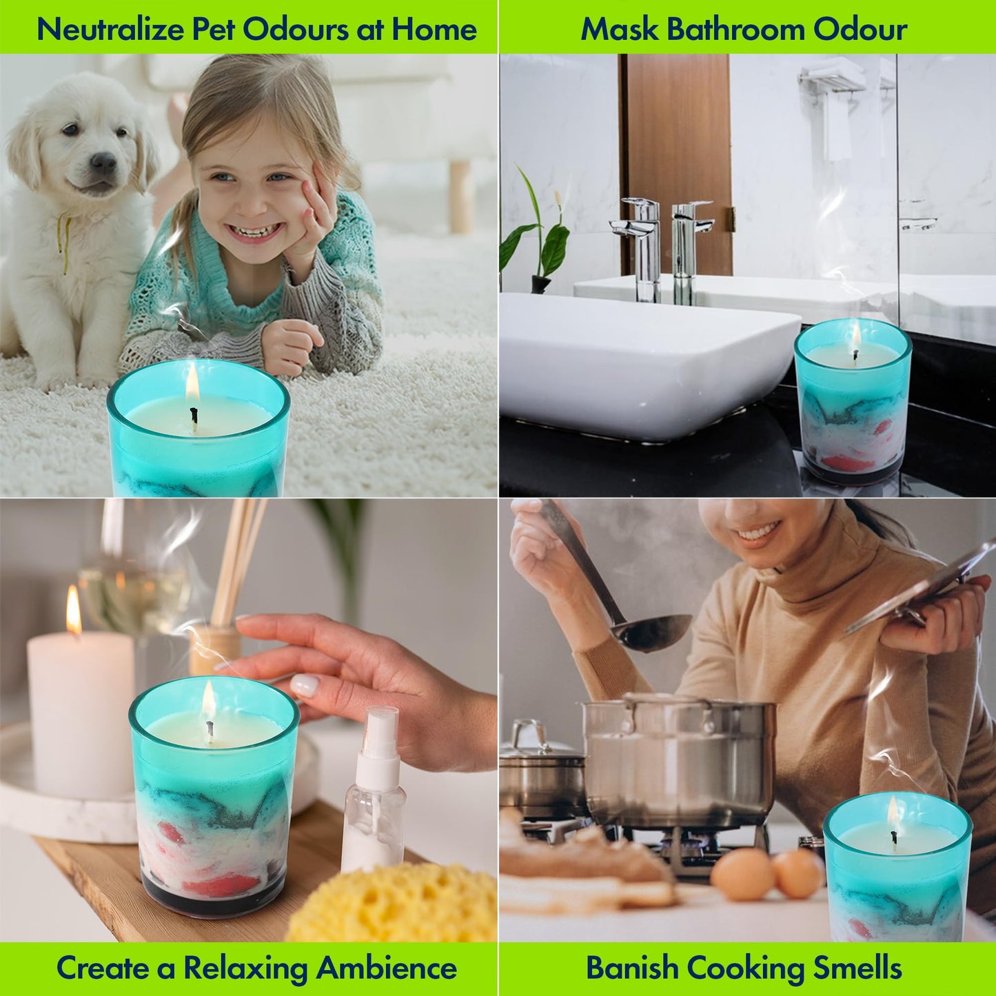 Absorbia aromatic candle - atmospheric home decor