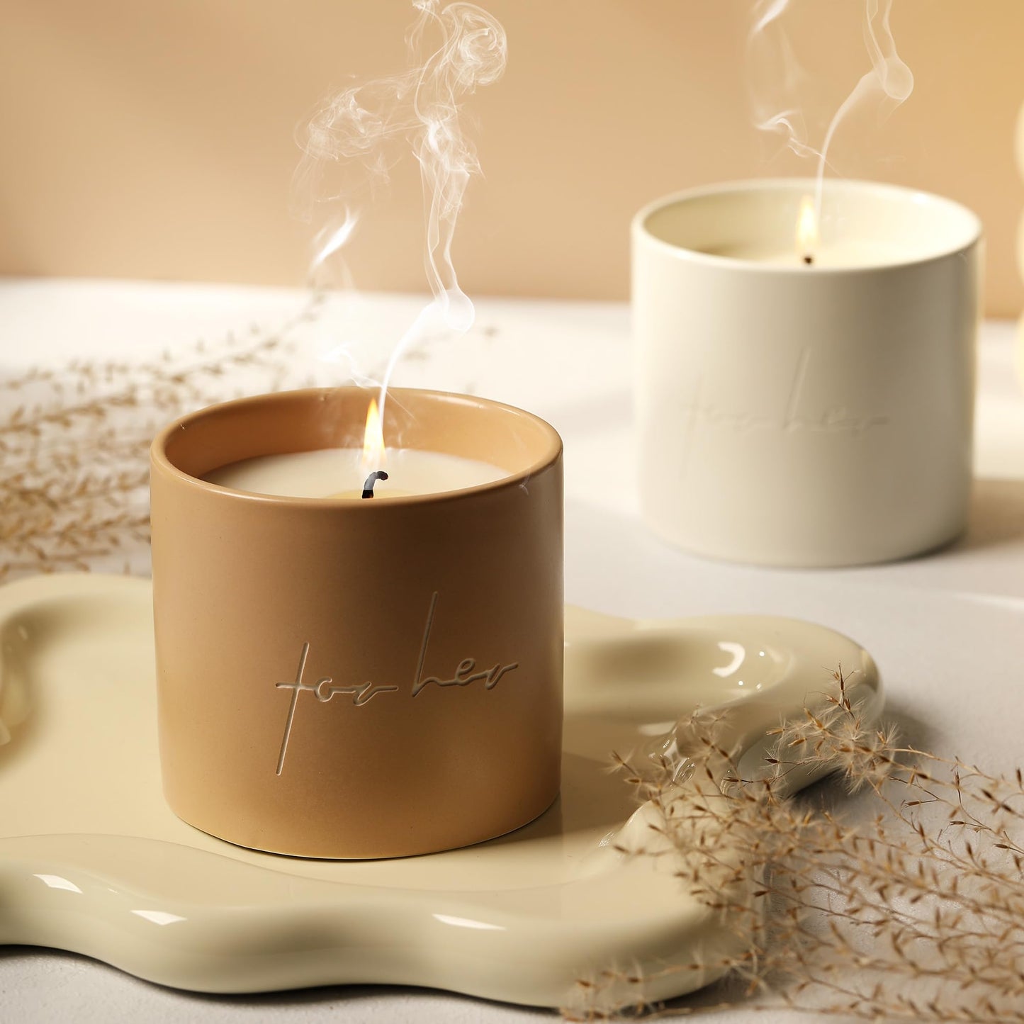 Absorbia modern scented candle - zesty home fragrance