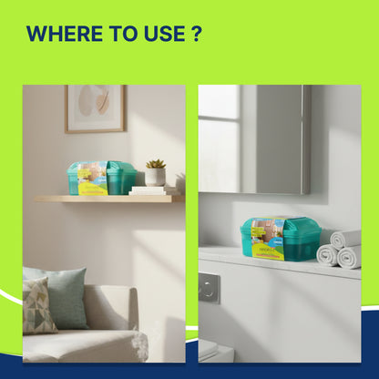 Absorbia reusable box - family-friendly humidity control