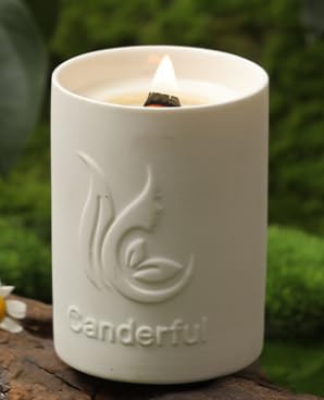 ABSORBIA French Black Juniper Delight Handcrafted Scented Candle with a Sublime Blend of Fragrance to Elevate Your Space,Essential Oil and Soybean Wax, 180g, 36-Hour Burn Time, Ceramic Cup