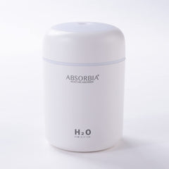 ABSORBIA Multicolour Mini Humidifier - 300ml Auto Shut off - Silent Operation - White - for Office, Car and Room