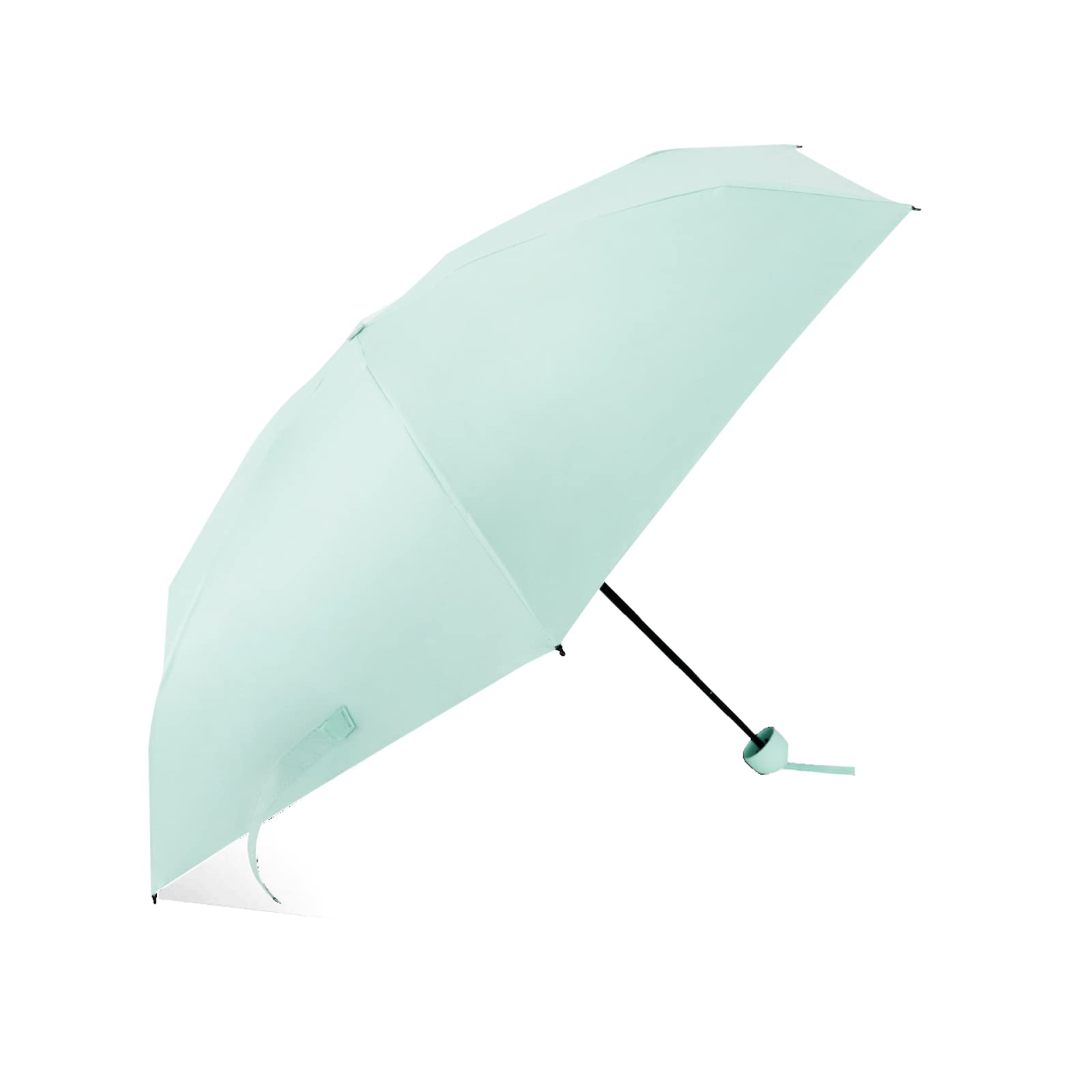 ABSORBIA Unisex 5 fold Umbrella with capsule cover for Rain & Sun Protection| Double Layer Folding Portable Umbrella With Cover| Green colour | Fancy and Easy to Travel | Open Diameter 97CM…