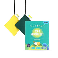 ABSORBIA Natural Camphor Unique Diamond shape for Equal Dispersion| 60g each Pack of 2 | with frag. Mogra and Lemon |For Room, Car and Air Freshener | helps repells bugs and insects