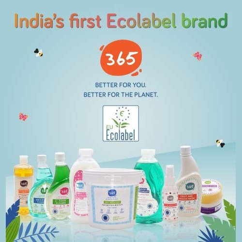 365 यूनिवर्सल ऑल पर्पस क्लीनर (स्प्रे) – 500ml | ECOLABEL द्वारा प्रमाणित, सभी प्रकार की कठोर सतहों के लिए बायोडिग्रेडेबल, गैर-विषाक्त क्लीनर