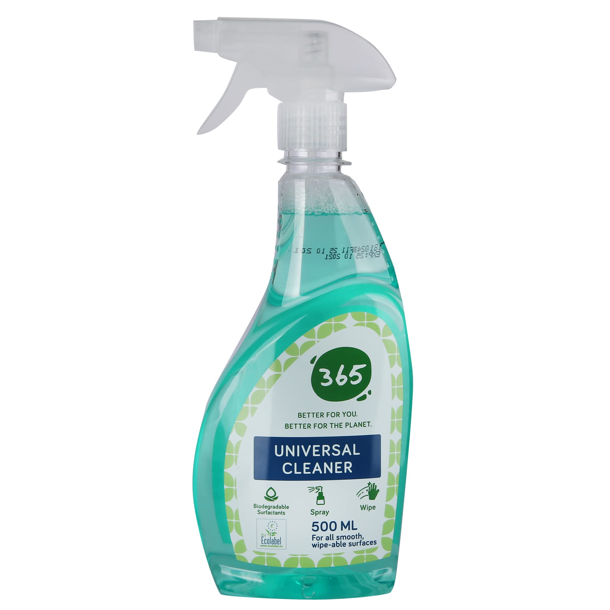 ABSORBIA 365 Universal All Purpose Cleaner (Spray) – 500ml | Certified with ECOLABEL, Biodegradable, Non-Toxic cleaner for all type of Hard Surfaces…