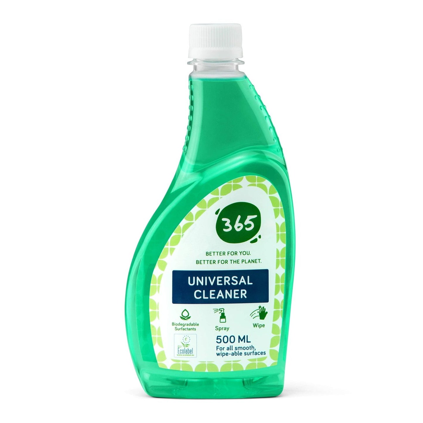 365 Universal All Purpose Cleaner (Spray) – 500ml | Certified with ECOLABEL, Biodegradable, Non-Toxic cleaner for all type of Hard Surfaces