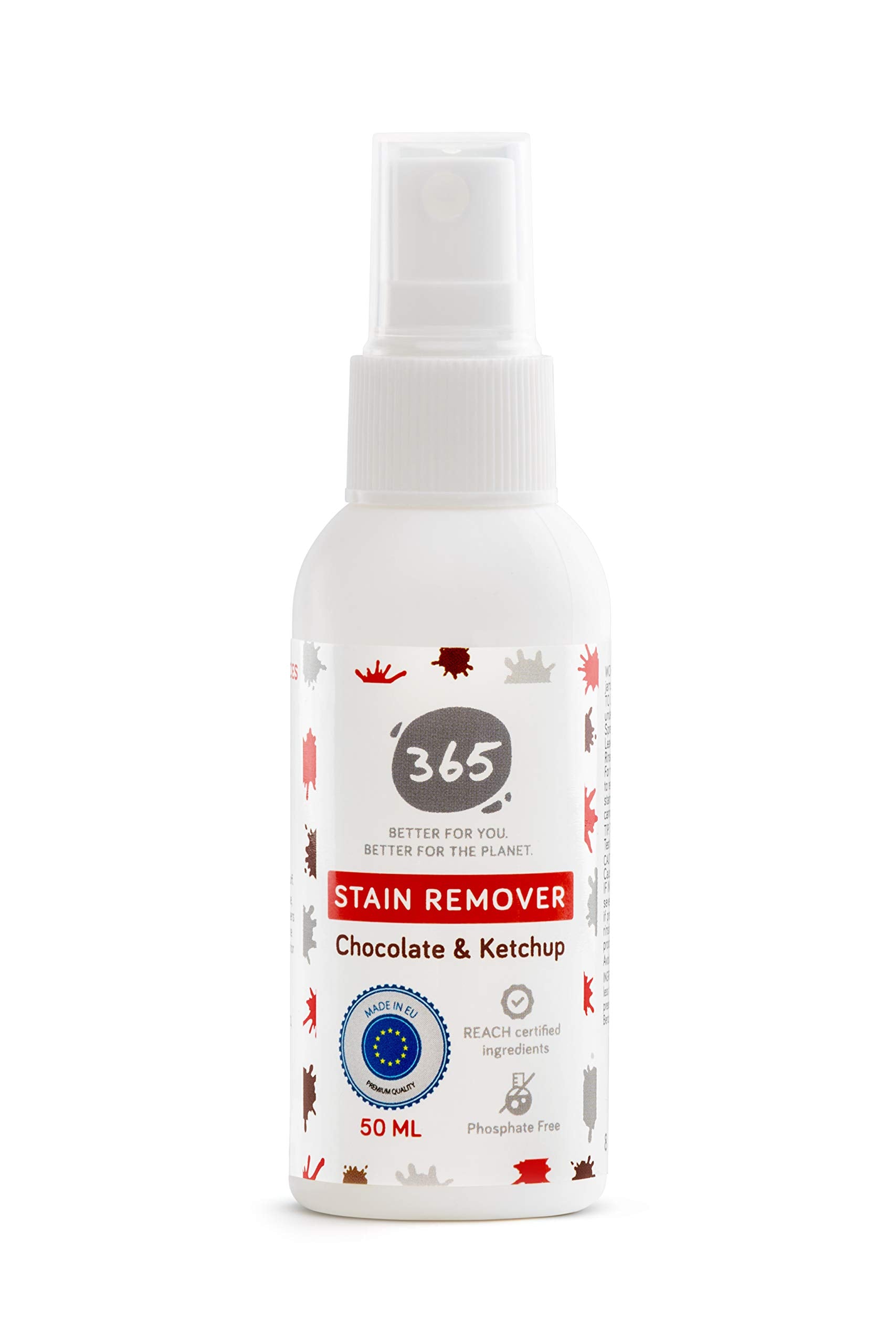 ABSORBIA 365 Stain Remover For Chocolate and Ketch up | Chocolate Stain Remover| Ketch up Stain Remover| To remove stain from Carpet,Upholstry, Clothing, Wall, Plastic and more in Spray Bottle 50ml…
