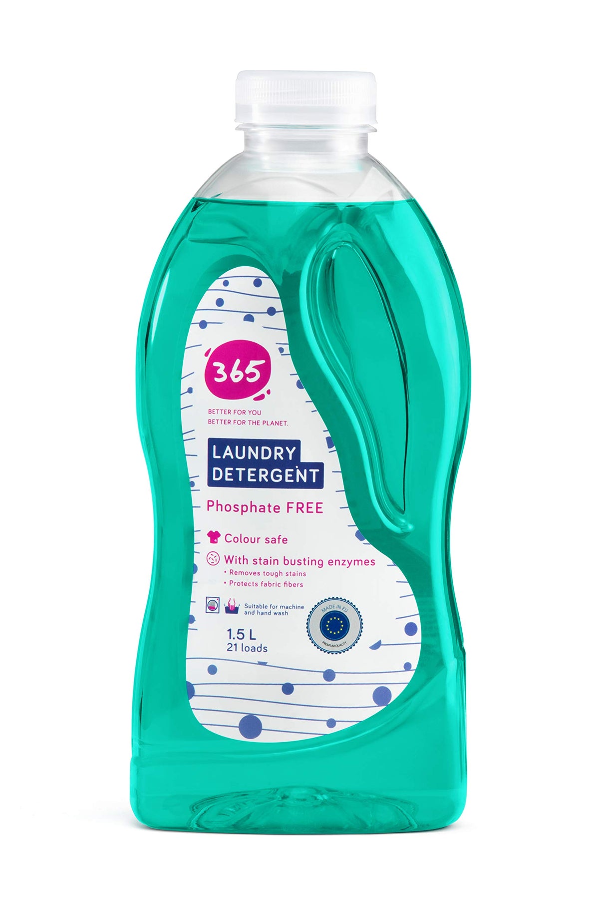 365 Laundry detergent- Phosphate Free liquid detergent, plant-derived ingredients, non toxic 1.5 LTS…
