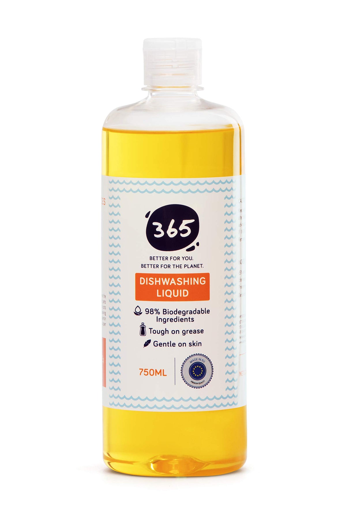 ABSORBIA 365 Dishwashing Liquid Gel with Lemon | 750 ml - Very Gentle on Skin Tough on Grease, Eco-Friendly, Biodegradable, Non-Toxic, made with Plant-Based ingredients