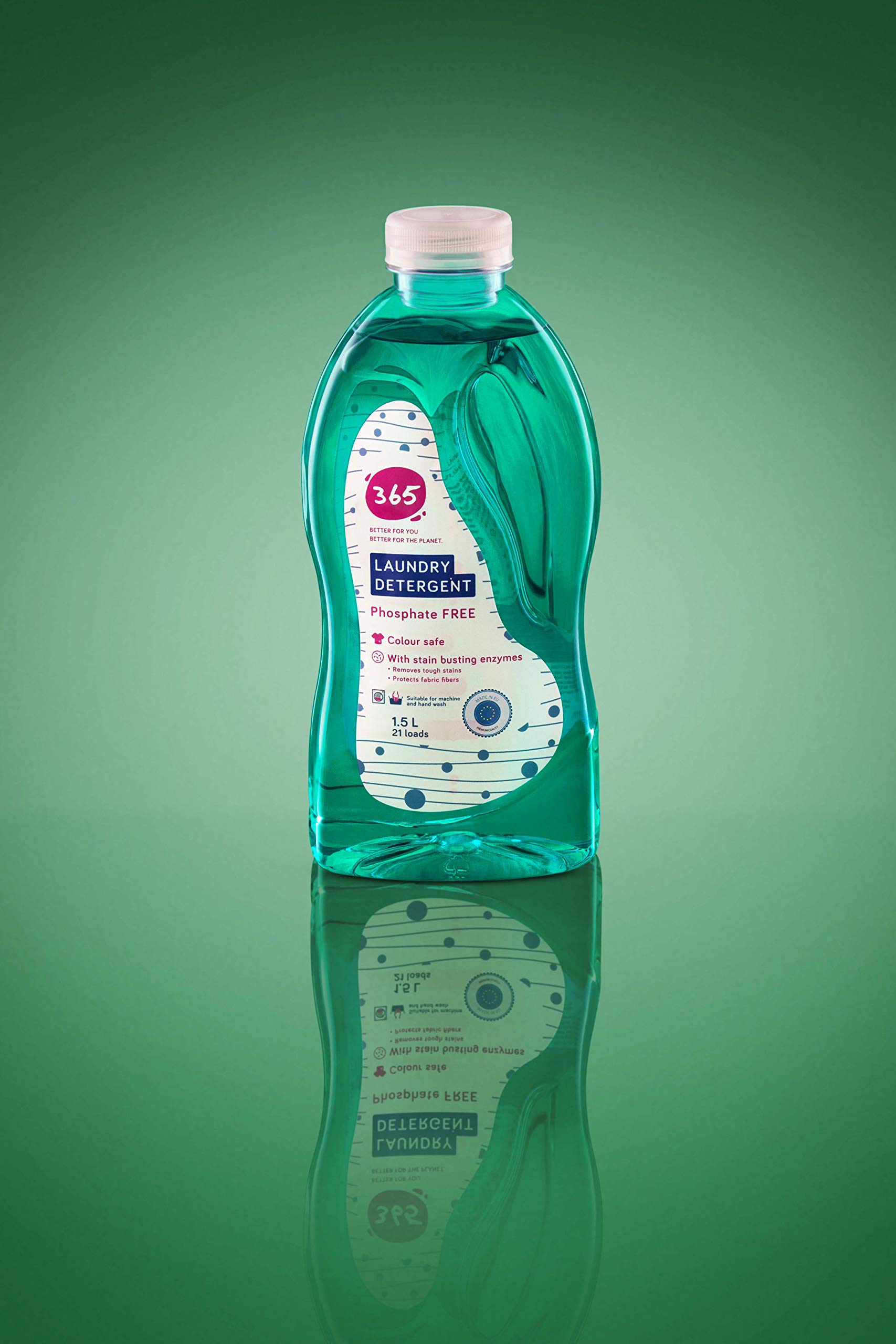 365 Laundry detergent- Phosphate Free liquid detergent, plant-derived ingredients, non toxic 1.5 LTS…