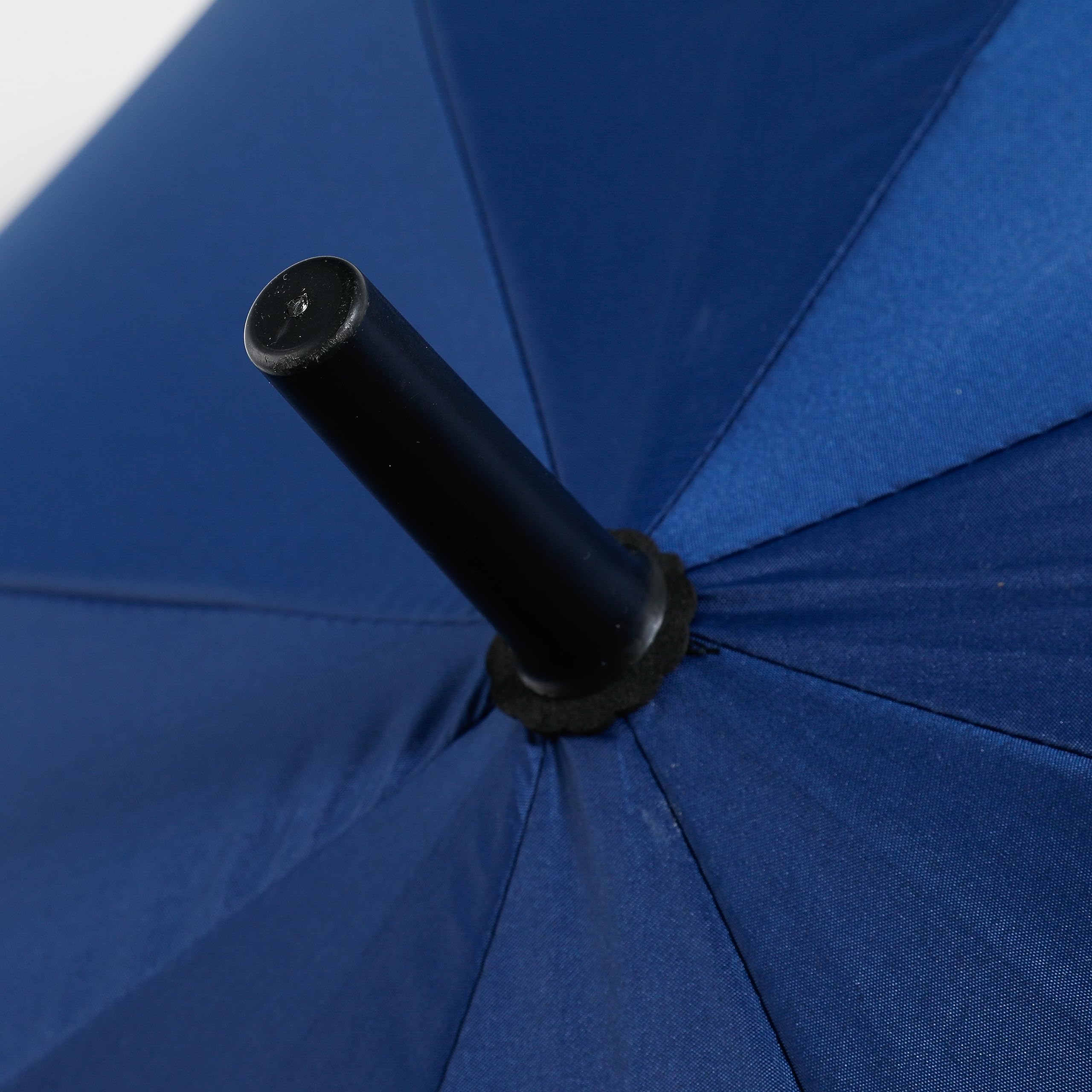 ABSORBIA 8K Straight and Stick Umbrella for rain, Windproof, Waterproof and UV proof black Coated | Open Diameter 105cm Double Layer Umbrella With Cover|Navy Blue……